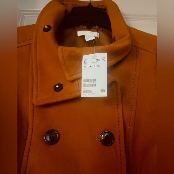 Brand New H&M Fall Peacoat 🎃 - Picture 3 of 6